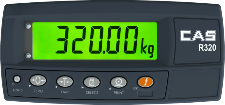 Cas R320 R320 ABS Indicator – Sensortronic Weighing & Inspection New Zealand
