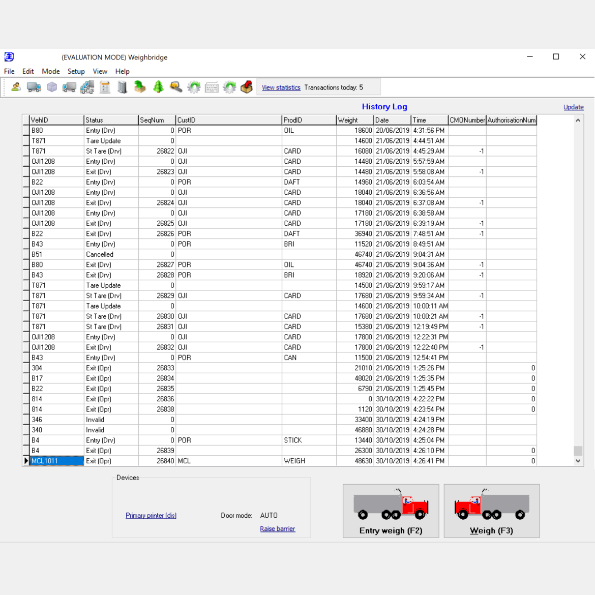 Weighbridge Management Software Sensortronic Weighing & Inspection